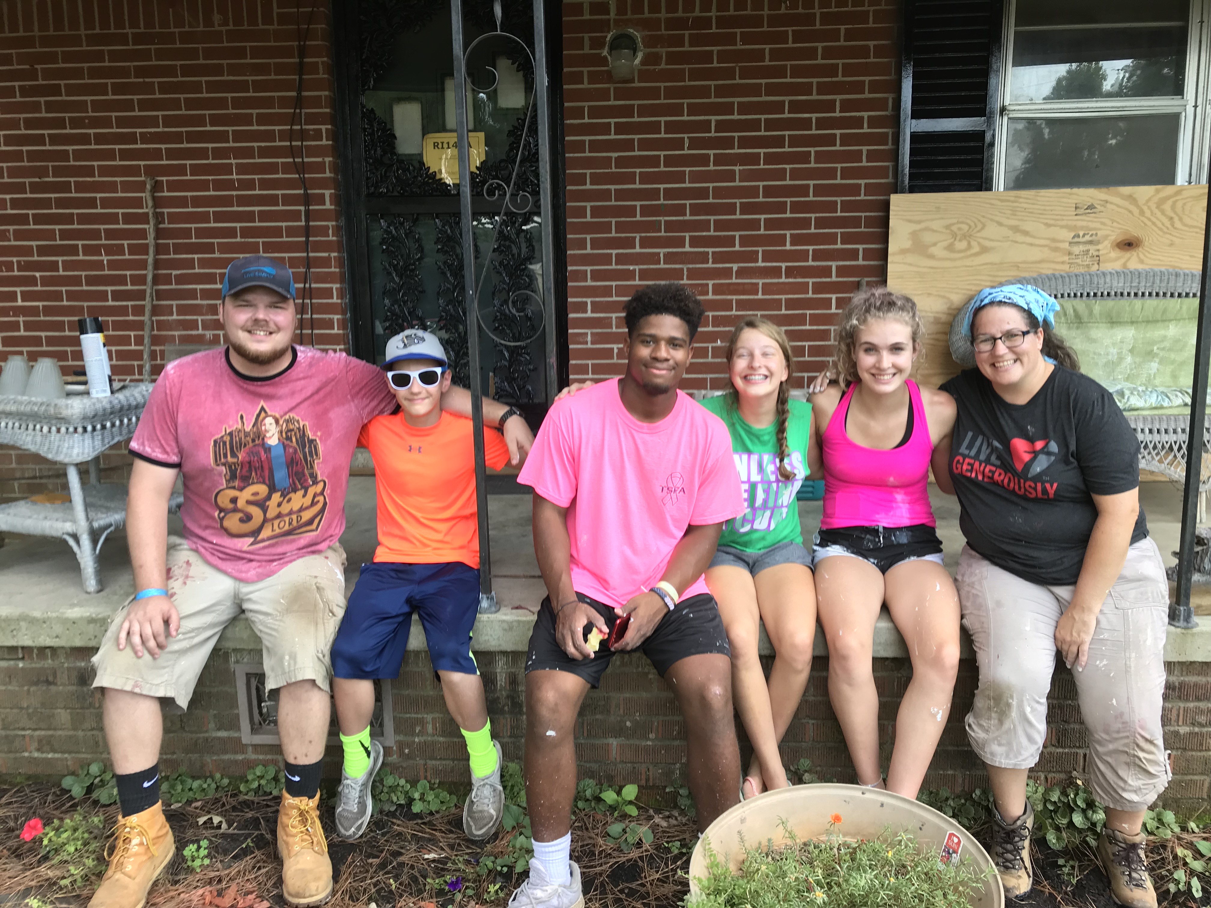 Image of my crew and I in Grand Rapids, Michigan, Summer 2023